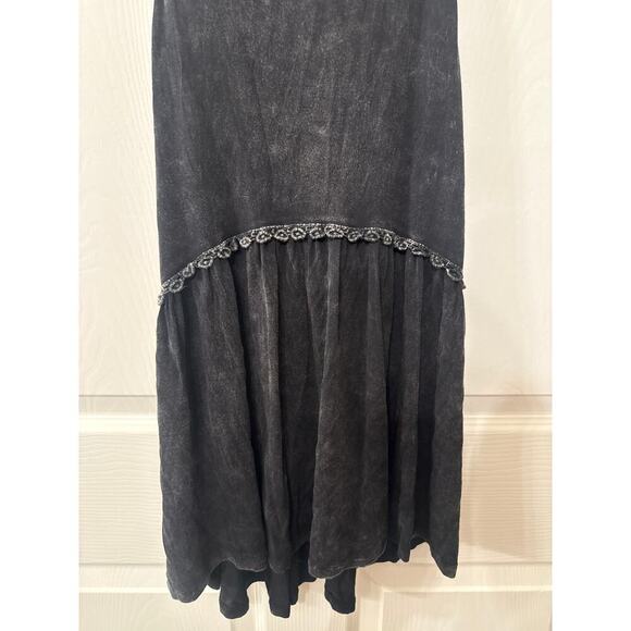 POL Sweet & Simple Babydoll Knit Racerback Tank Top in Black, S - Picture 4 of 7